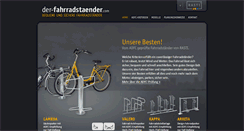 Desktop Screenshot of der-fahrradstaender.com