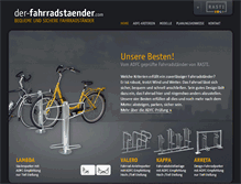 Tablet Screenshot of der-fahrradstaender.com